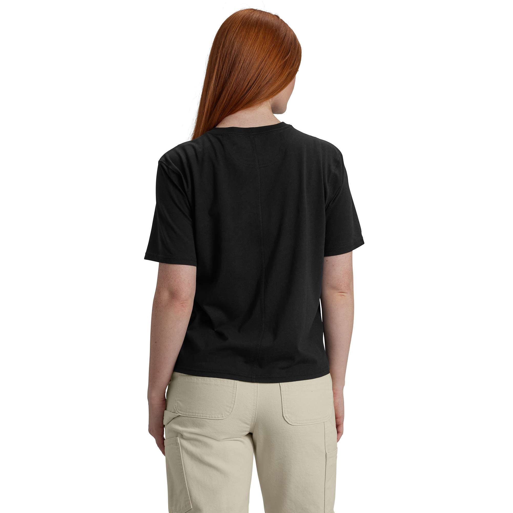 Additional thumbnail 2 of Tencel™ Fiber Series Loose Fit Short-Sleeve Script Graphic T-Shirt