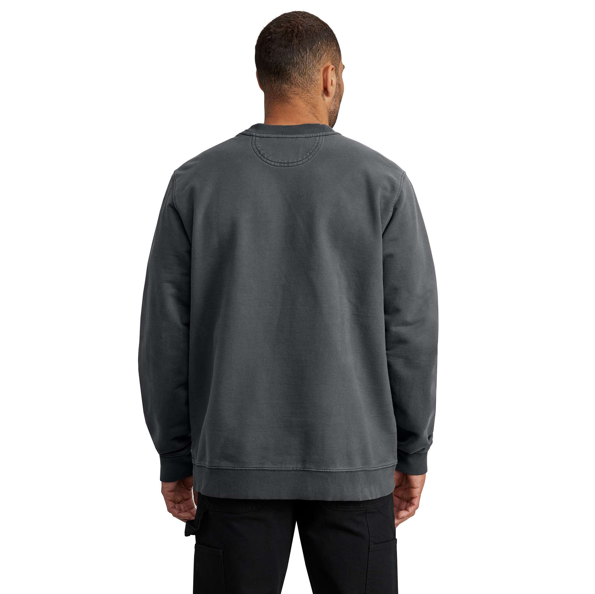 Additional thumbnail 3 of Relaxed Fit Midweight Garment Dye French Terry Crewneck Pocket Sweatshirt