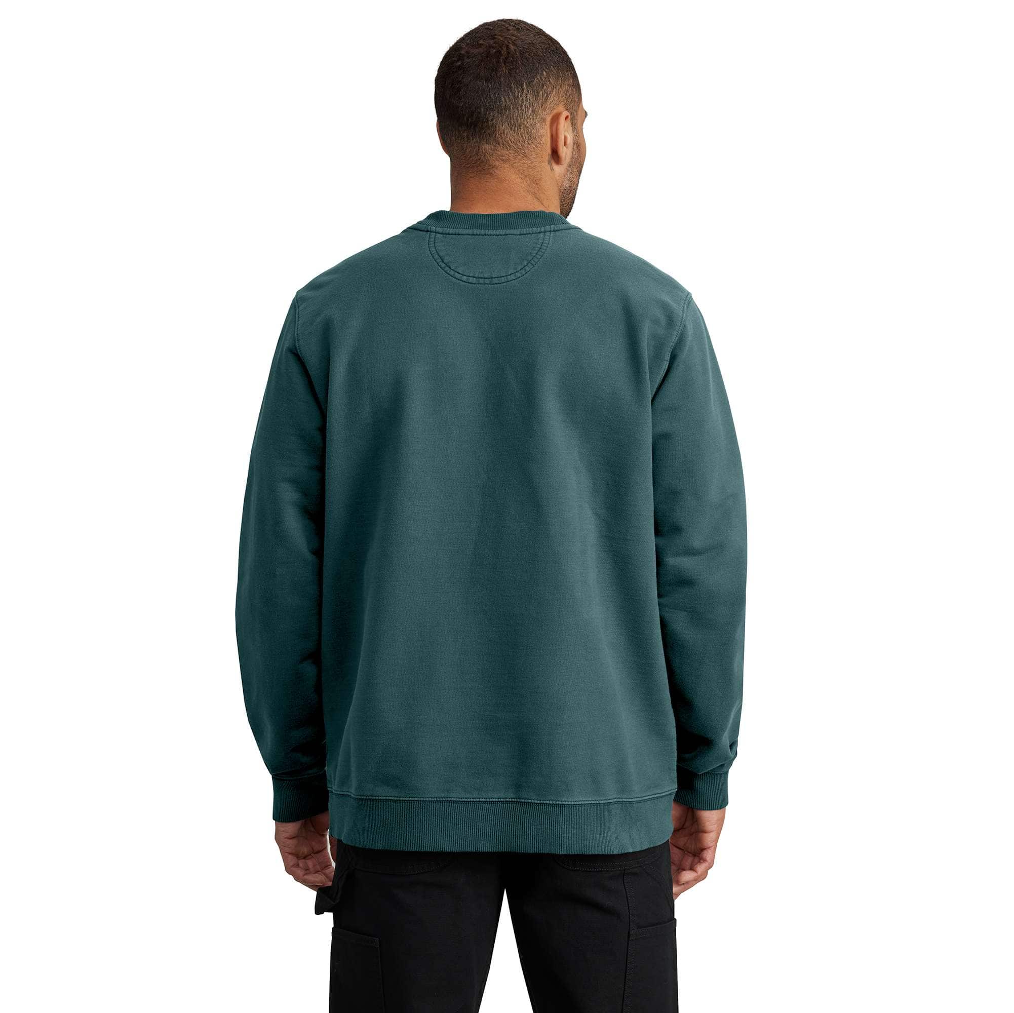 Additional thumbnail 2 of Relaxed Fit Midweight Garment Dye French Terry Crewneck Pocket Sweatshirt