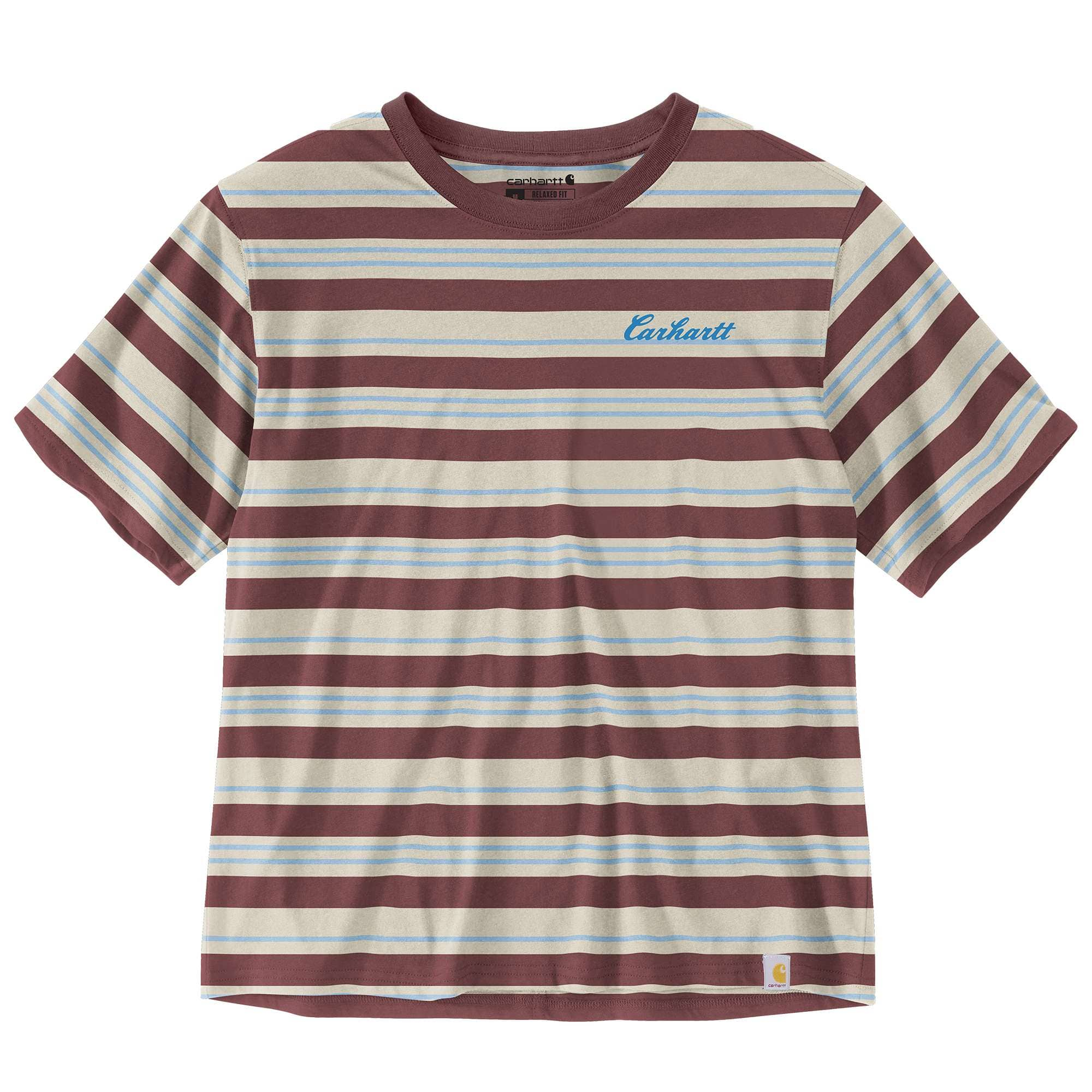 Additional thumbnail 1 of Tencel™ Fiber Series Loose Fit Short-Sleeve Striped T-Shirt