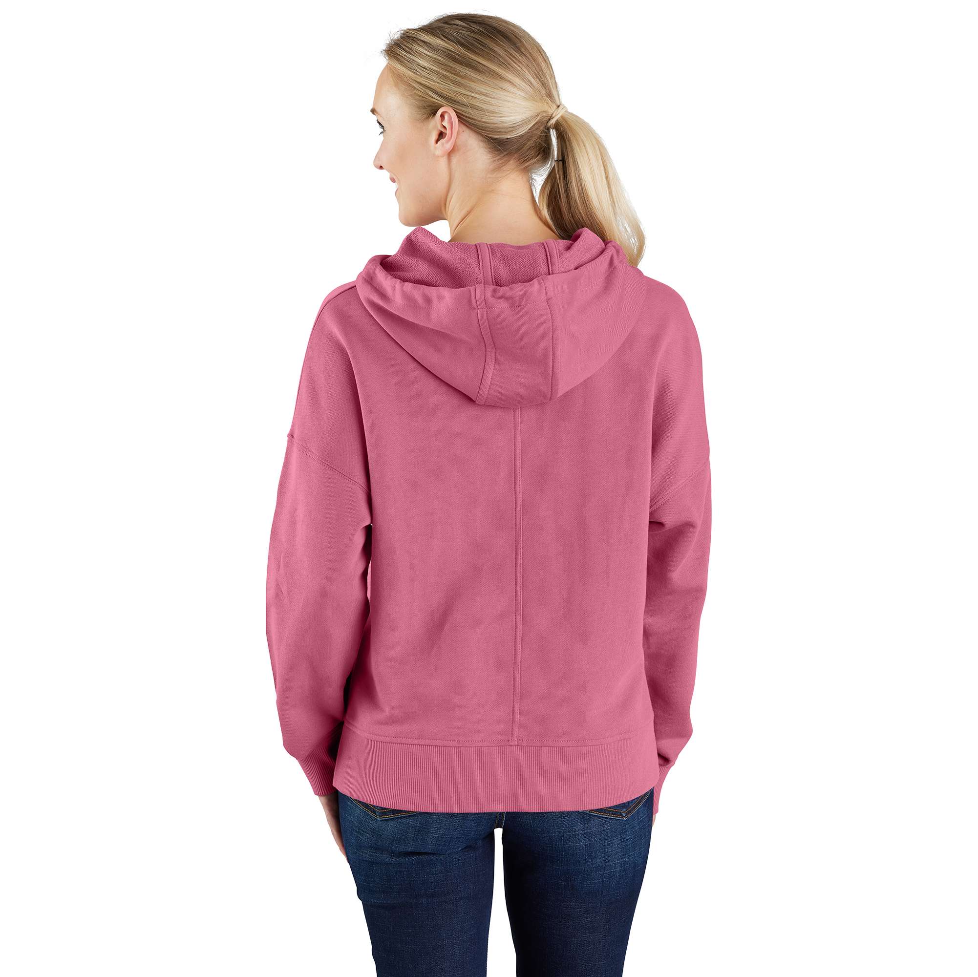 Additional thumbnail 2 of Tencel™ Fiber Series Loose Fit Fall Graphic Hooded Sweatshirt     