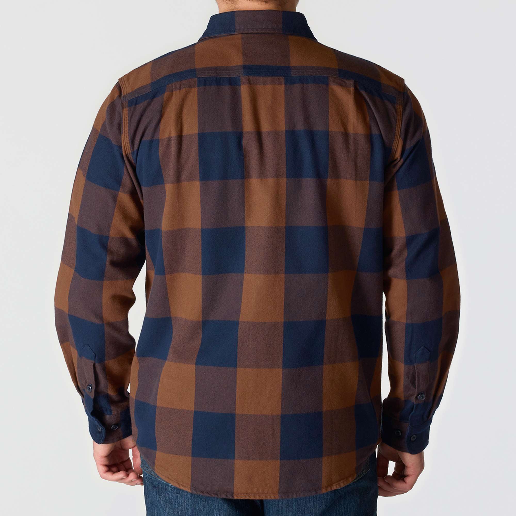 Additional thumbnail 2 of Loose Fit Heavyweight Flannel Long-Sleeve Plaid Shirt