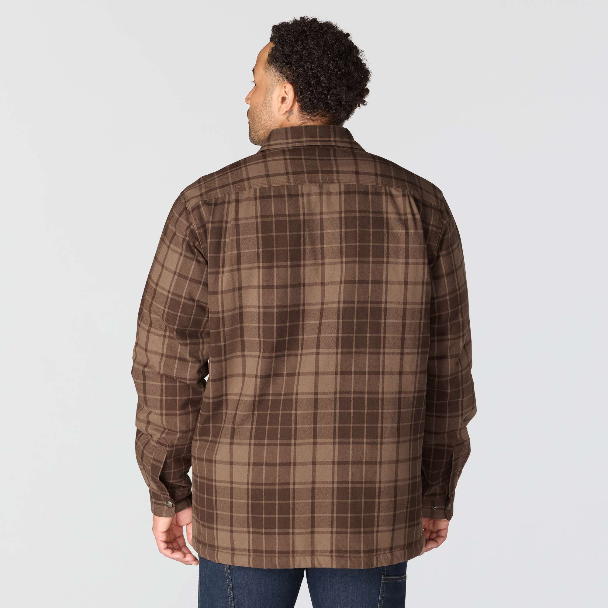 Additional thumbnail 3 of Relaxed Fit Flannel Sherpa-Lined Shirt Jac
