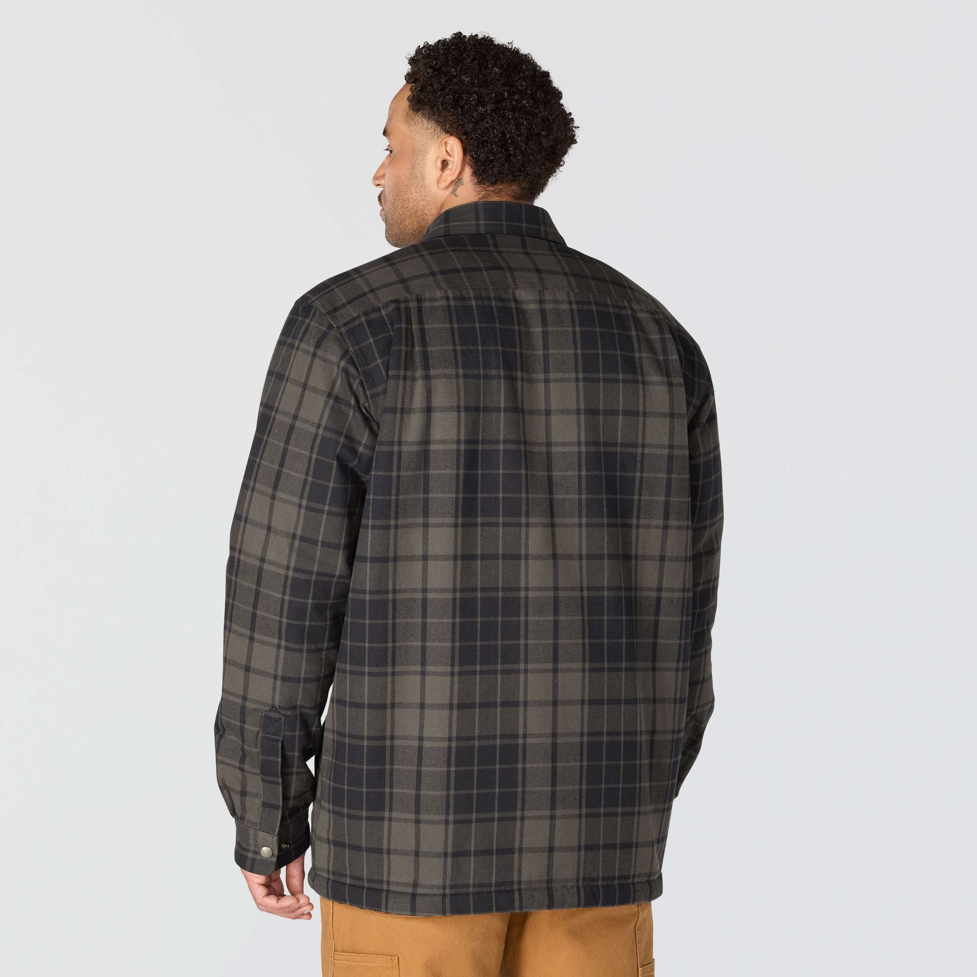 Additional thumbnail 5 of Relaxed Fit Flannel Sherpa-Lined Shirt Jac