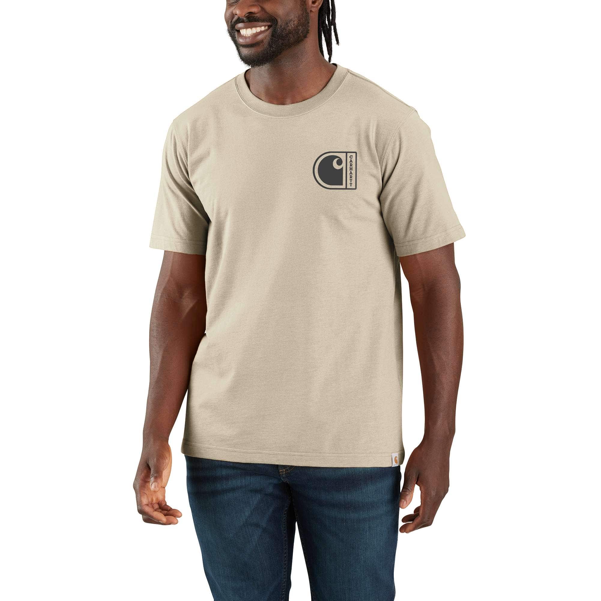 Additional thumbnail 1 of Relaxed Fit Lightweight Short-Sleeve C Graphic T-Shirt