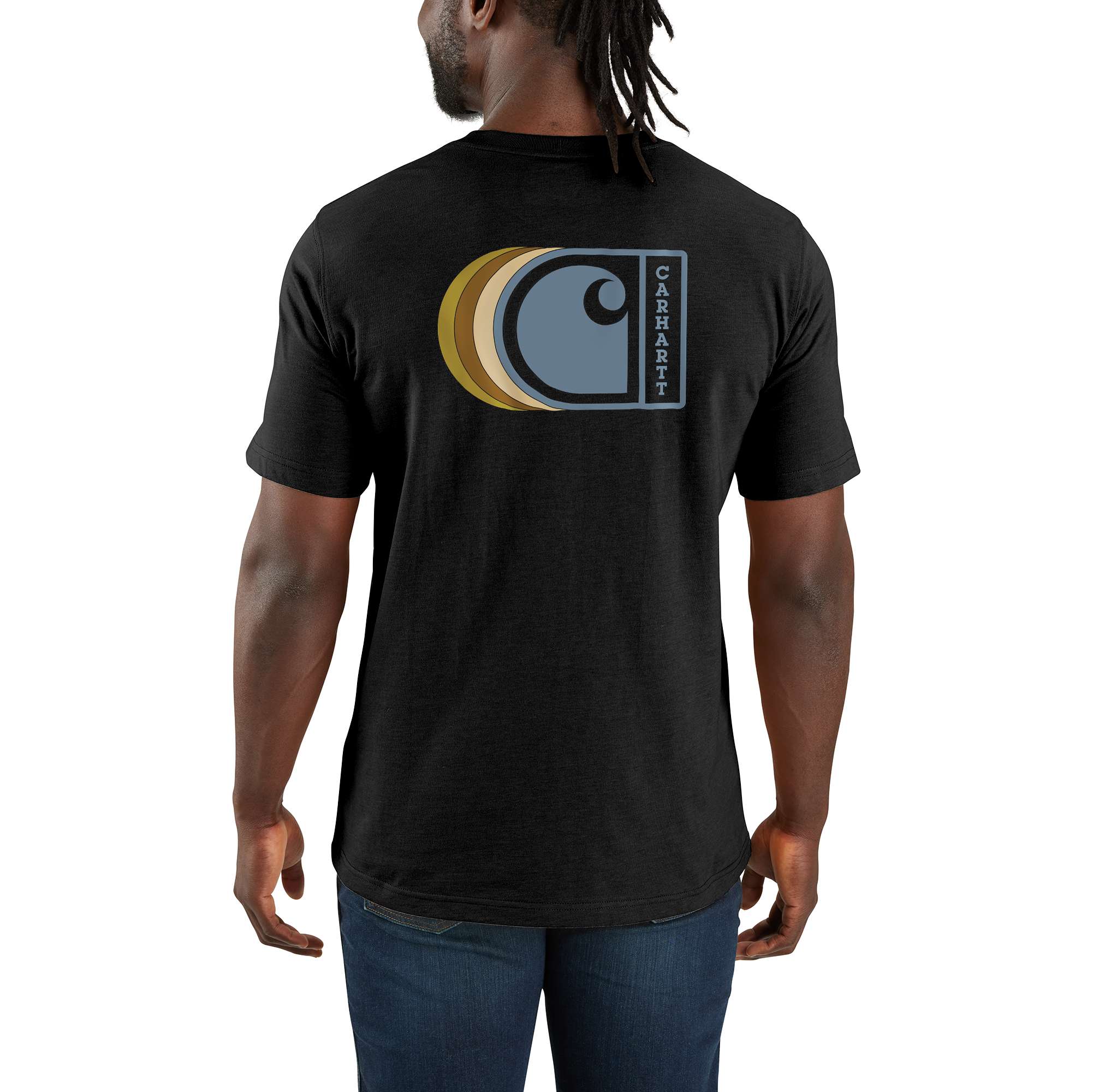 Additional thumbnail 2 of Relaxed Fit Lightweight Short-Sleeve C Graphic T-Shirt