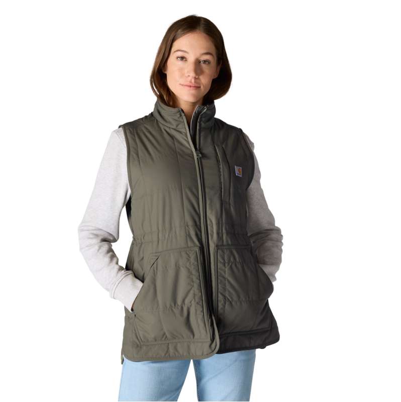 Carhartt  Dusty Olive Rockford Mock Neck Gilet