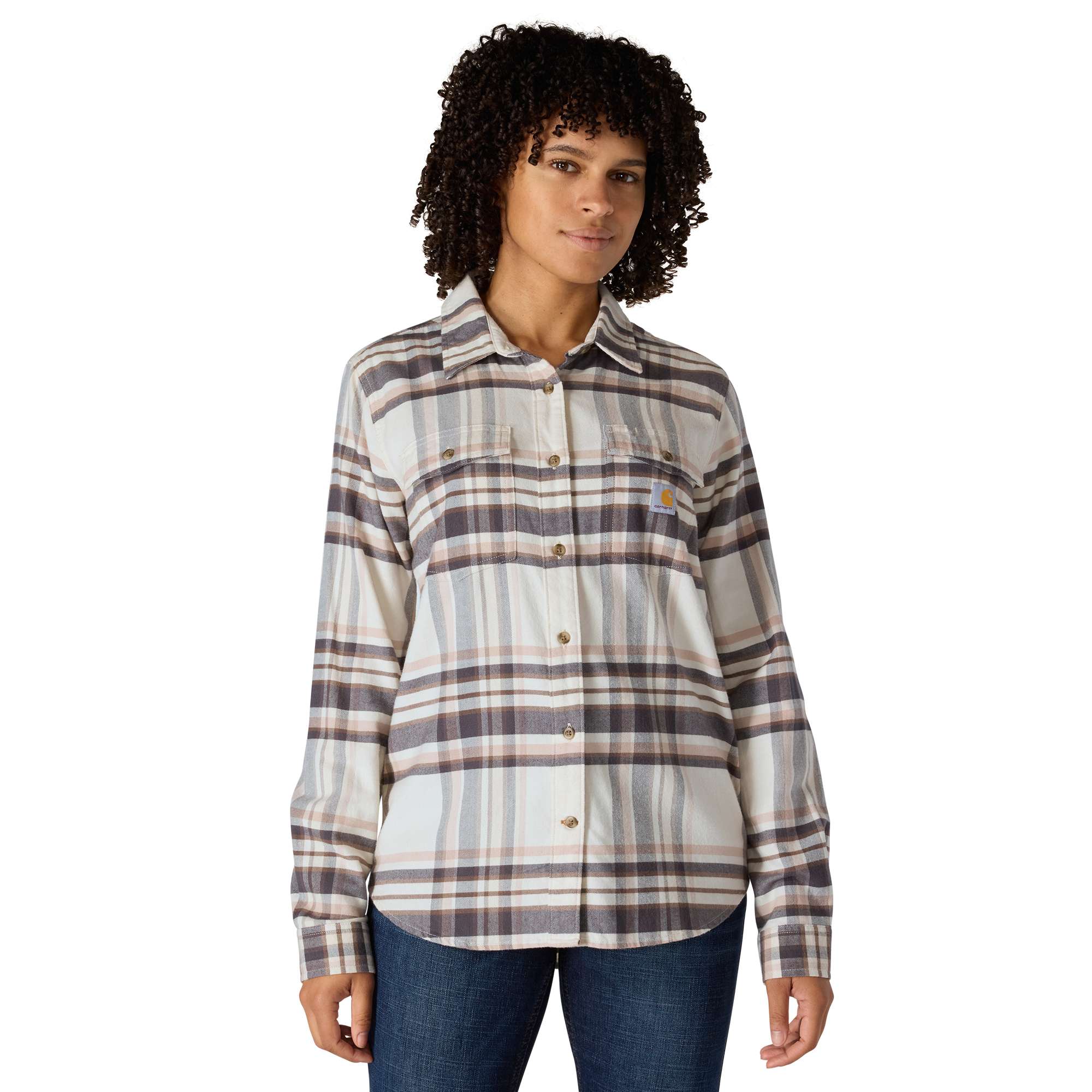 Additional thumbnail 1 of TENCEL™ Fiber Series Relaxed Fit Long-Sleeve Flannel Shirt