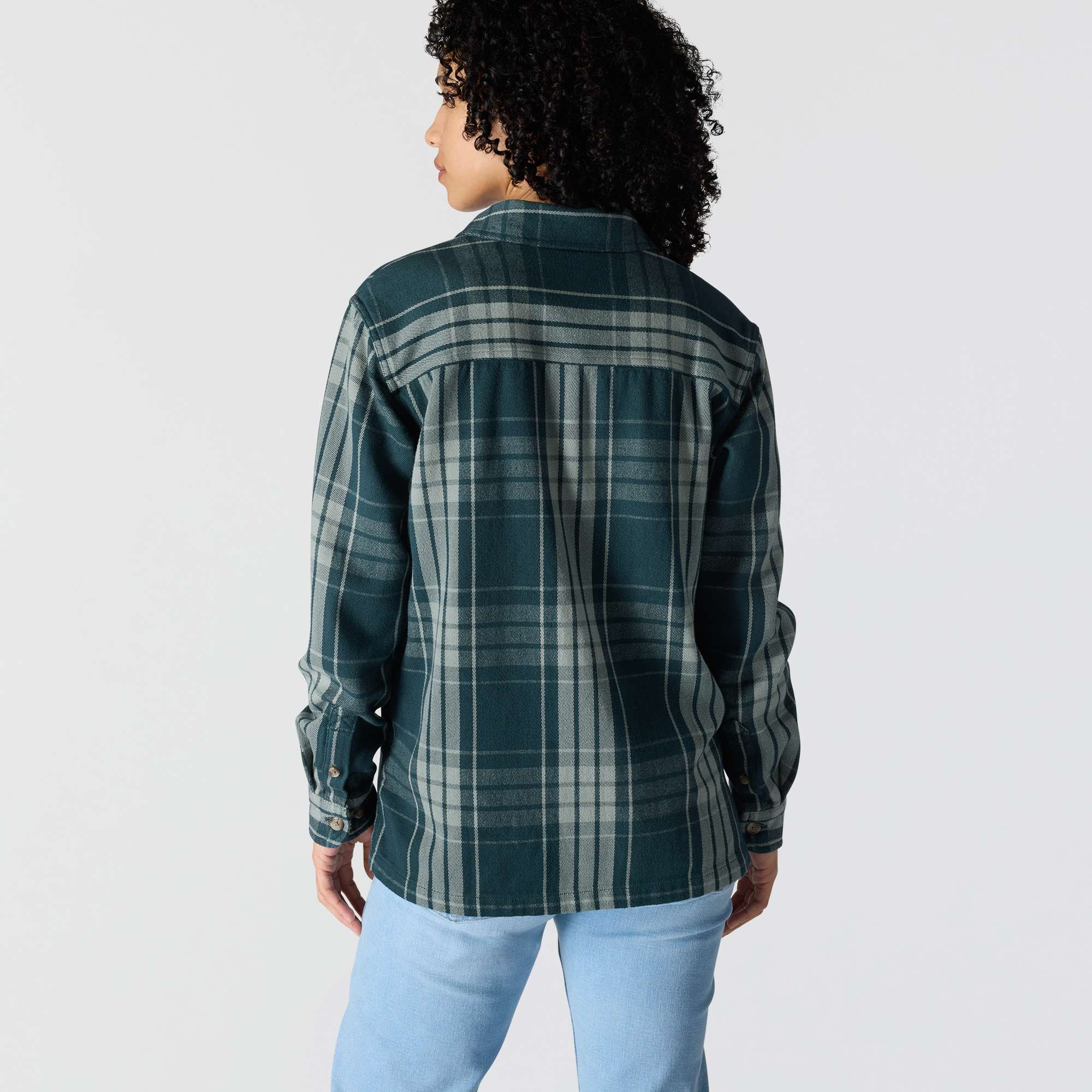 Additional thumbnail 3 of TENCEL™ Fiber Series Loose Fit Twill Plaid Shirt
