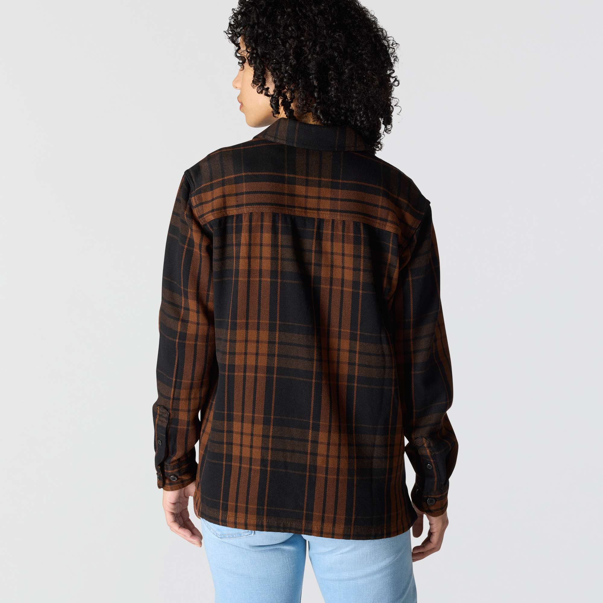 Additional thumbnail 2 of TENCEL™ Fiber Series Loose Fit Twill Plaid Shirt