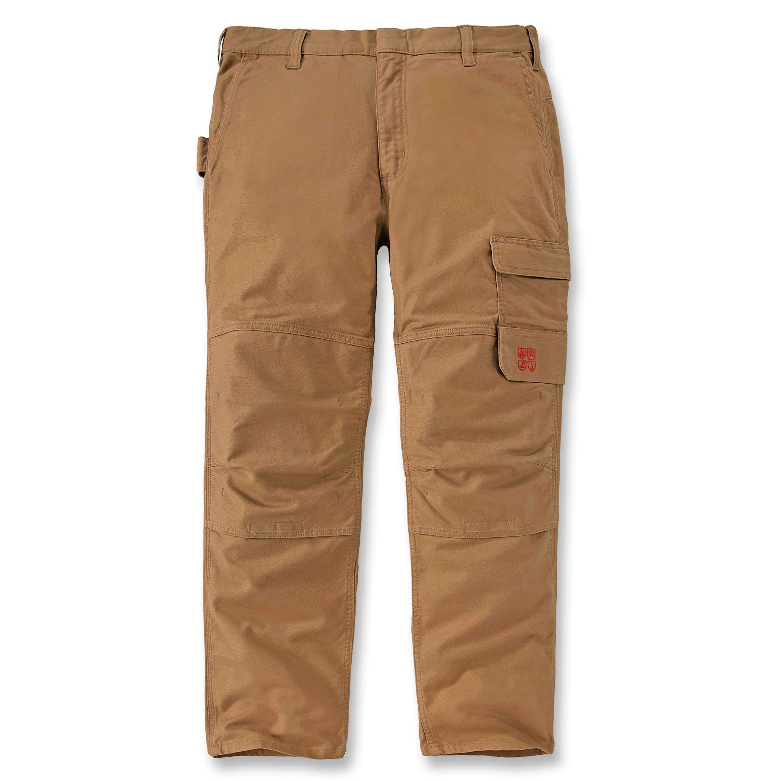 Additional thumbnail 1 of FR Relaxed Straight Steel Rugged Flex™ Canvas Multi-Norm Double-Front Cargo Trousers