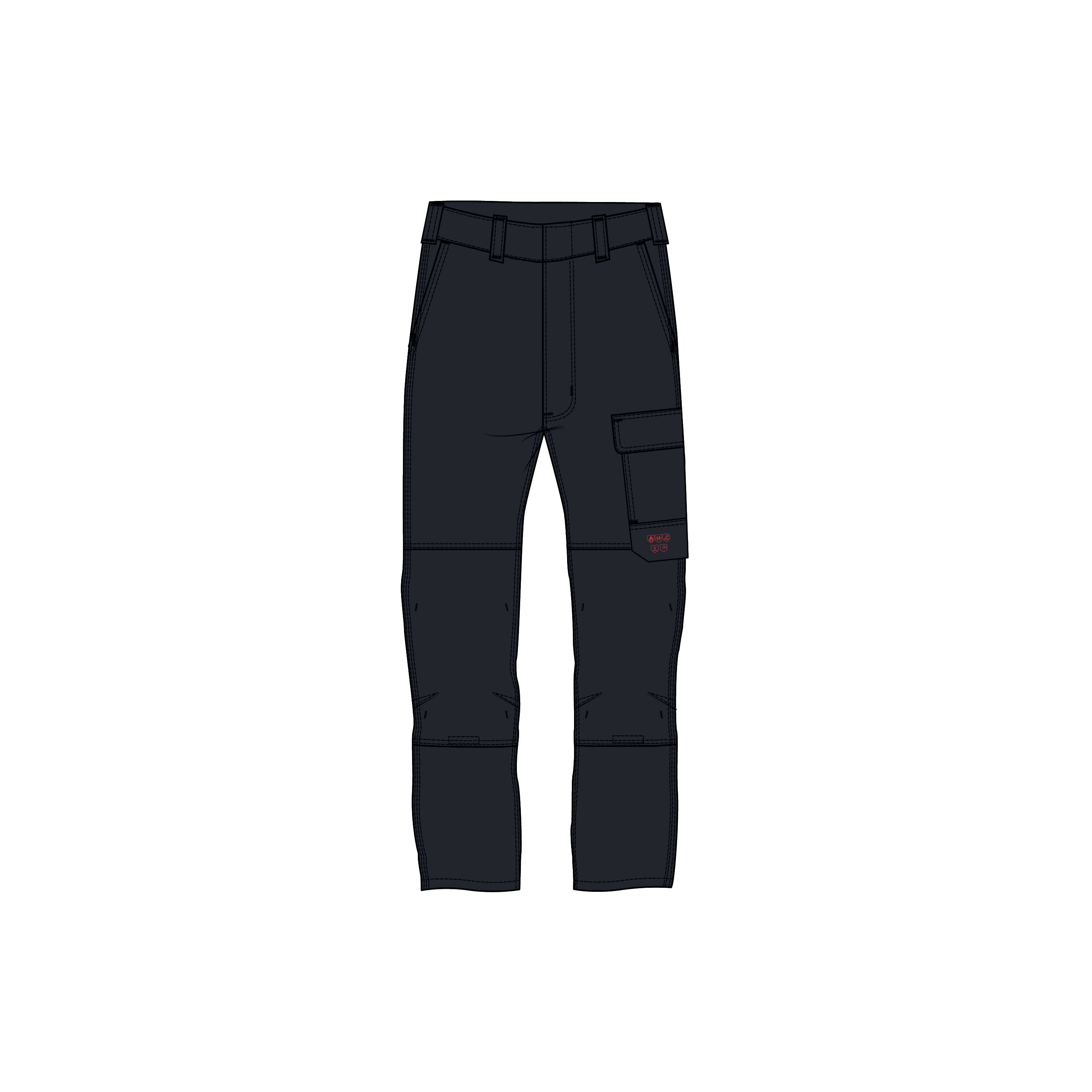Carhartt FR Relaxed Straight Steel Rugged Flex™ Canvas Multi-Norm Double-Front Cargo Trousers