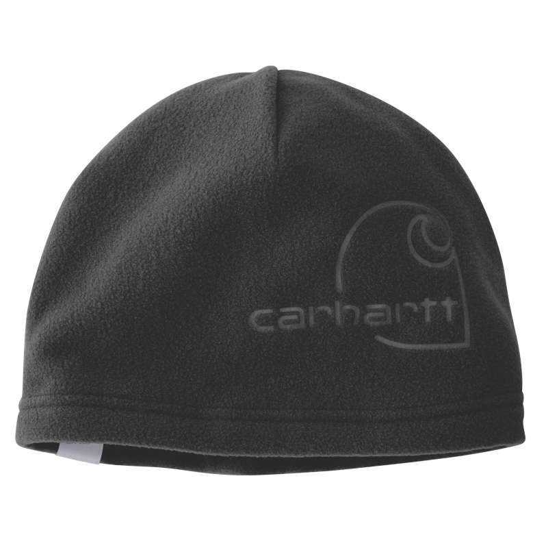 Carhartt  Black Fleece-Mütze mit Prägung