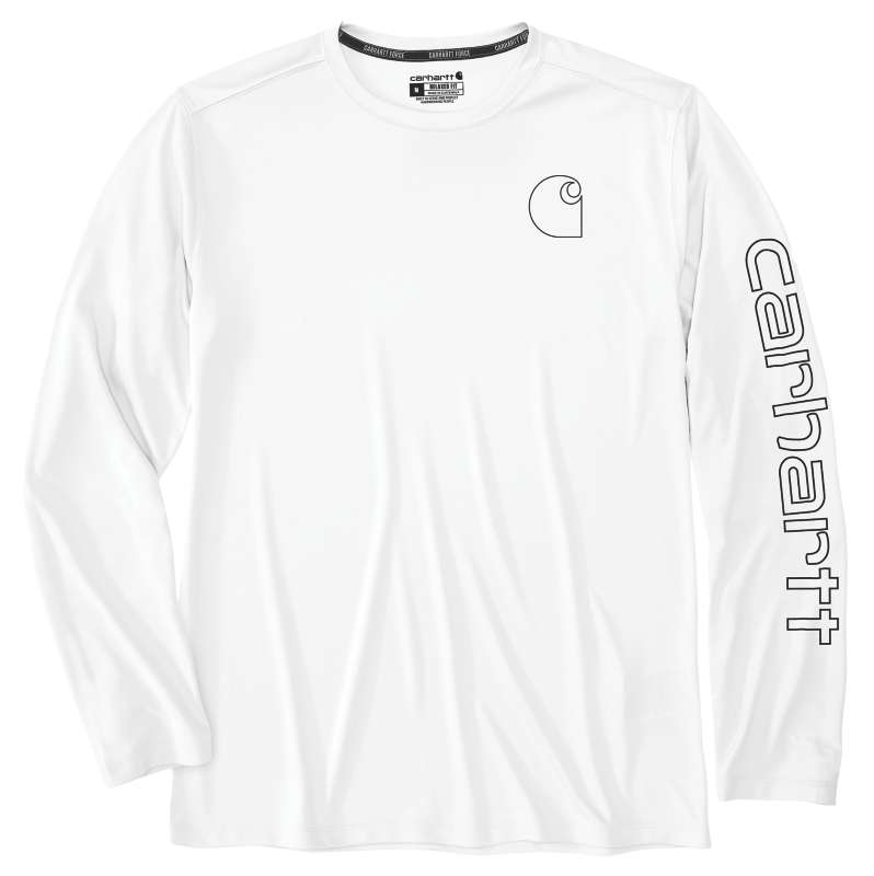 Carhartt  White Force Sun Defender™ Lightweight Long-Sleeve Logo Graphic T-Shirt