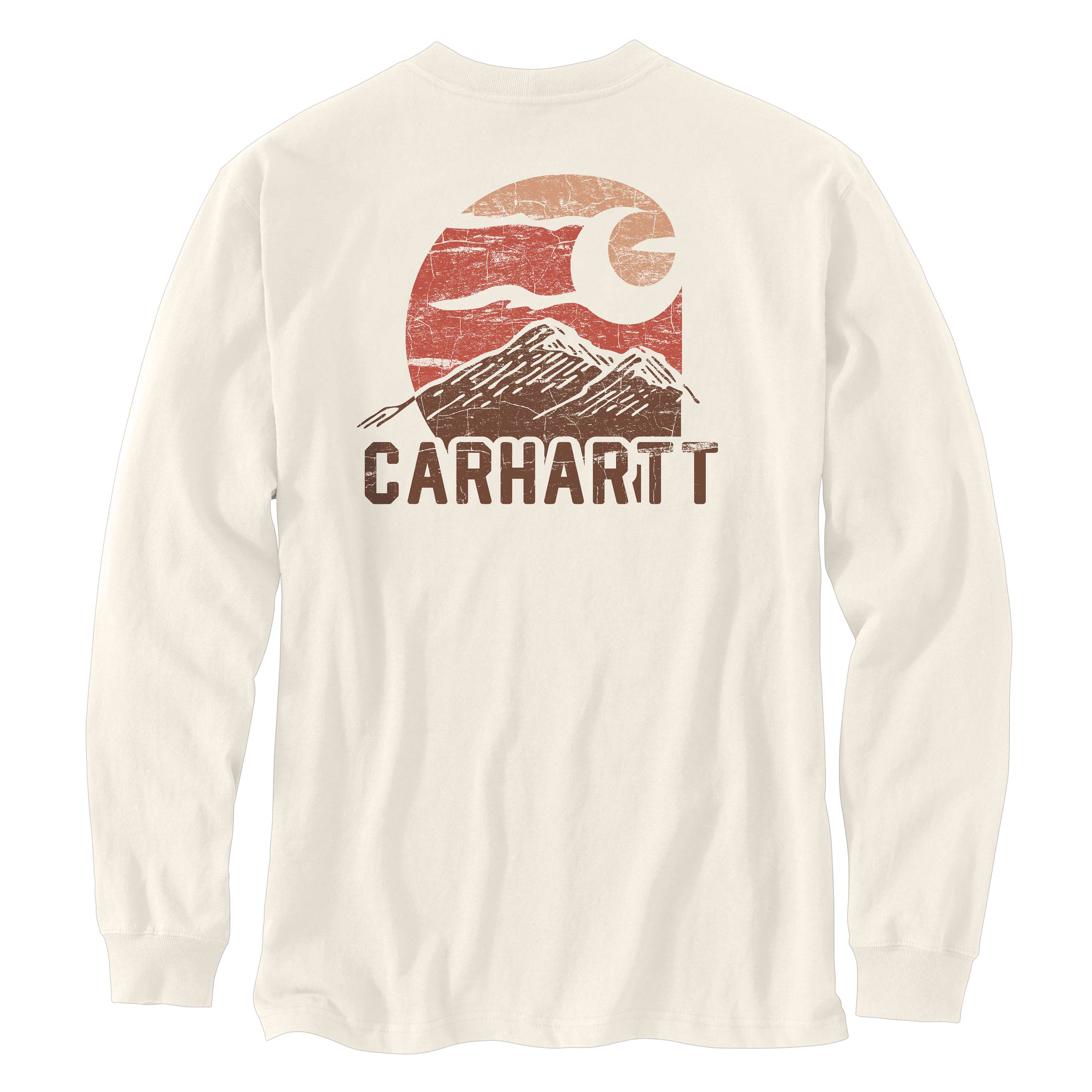 Additional thumbnail 2 of Relaxed Fit Heavyweight Long-Sleeve Mountain Graphic T-Shirt