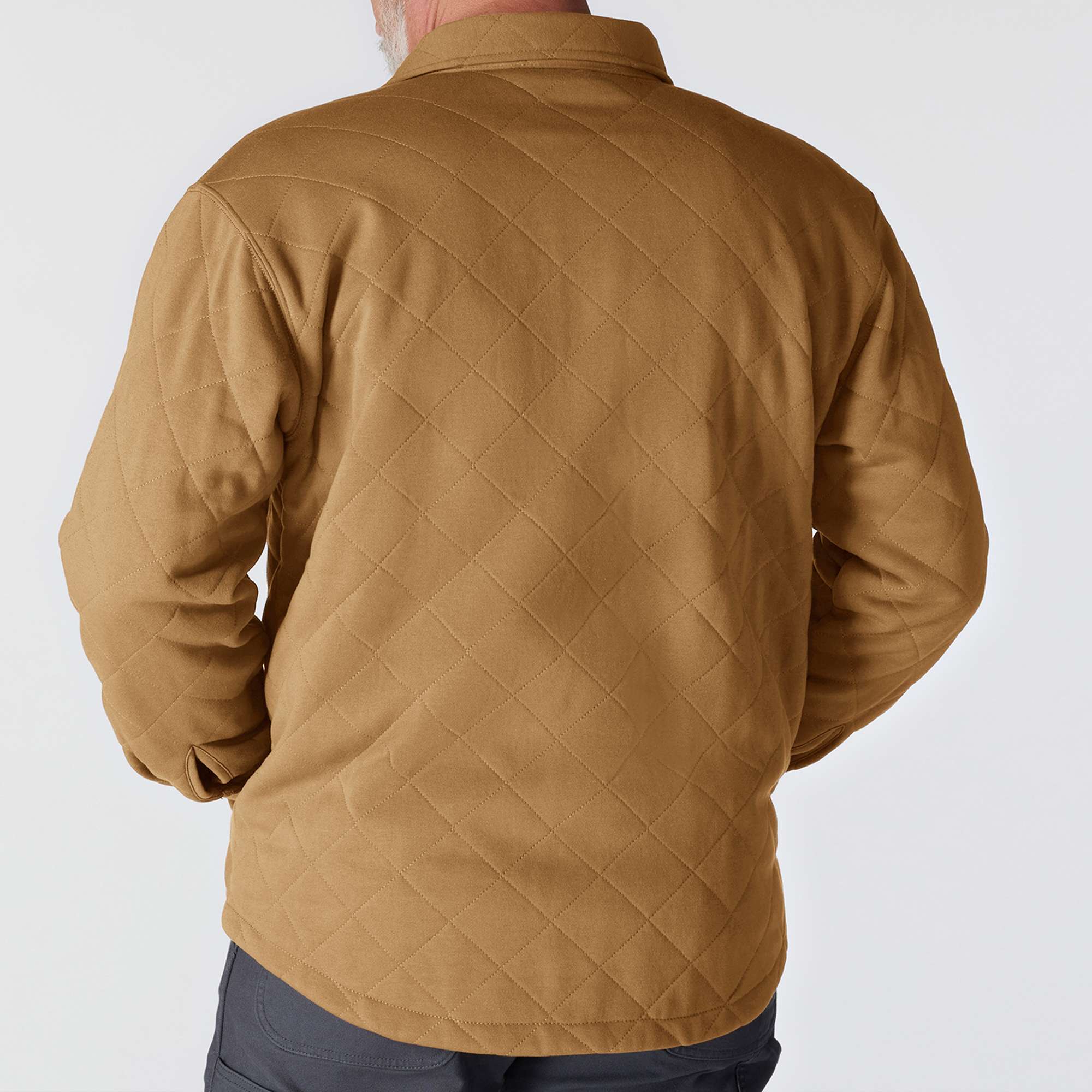 Rain Defender™ Loose Fit Heavyweight Quilted Snap Front Shirt Jac
