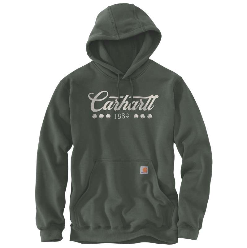Carhartt  Forestry Green Marquette Shamrock  Sweatshirt