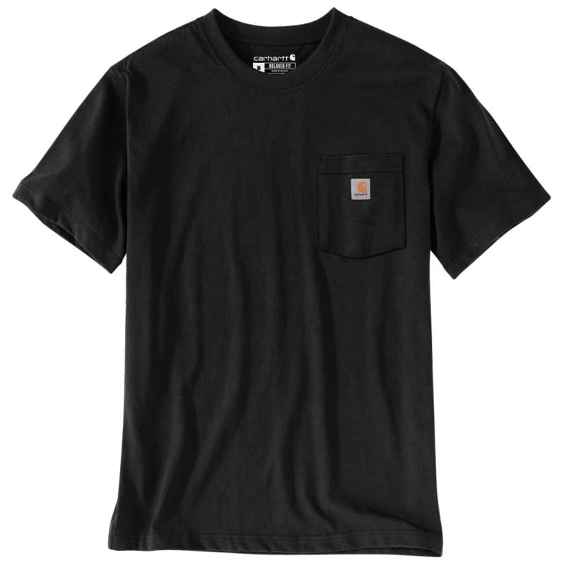 Carhartt  Black Irvine T-shirt met Relaxte Pasvorm en 3D-logo