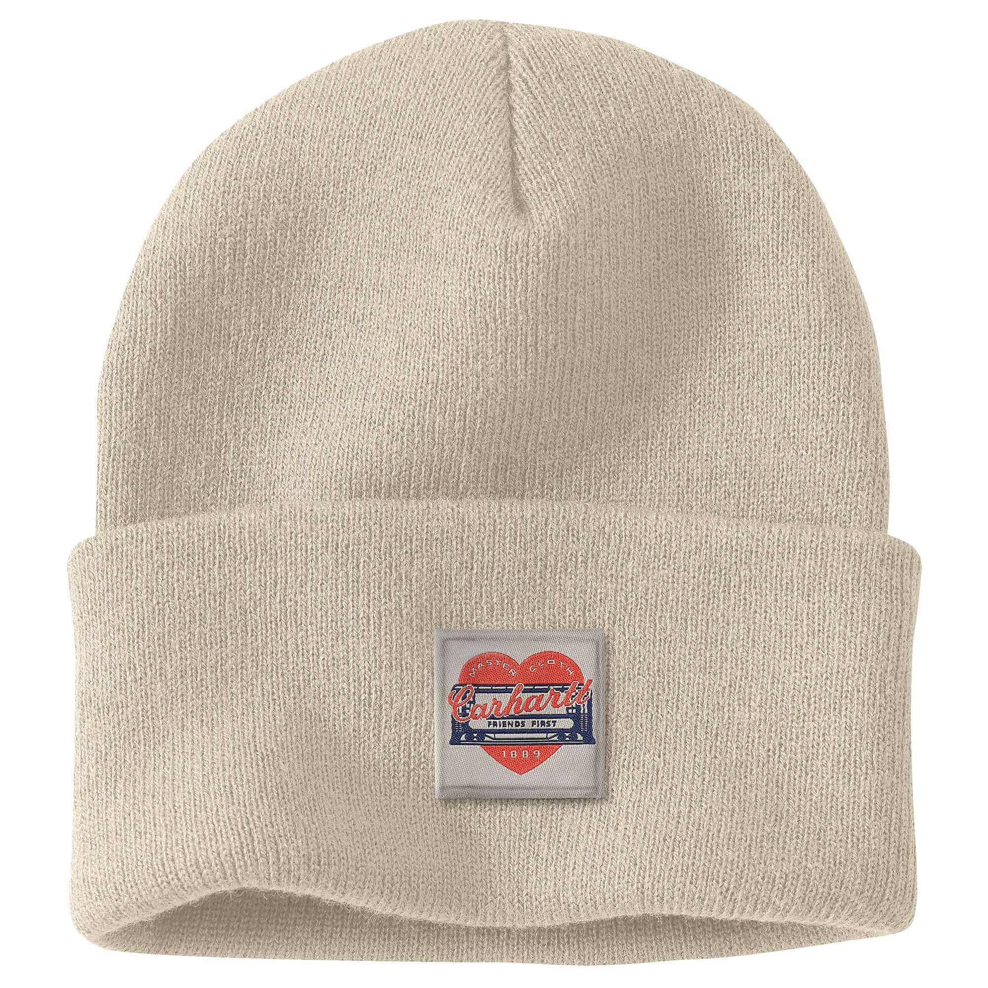 Additional thumbnail 1 of Knit Heart Patch Beanie