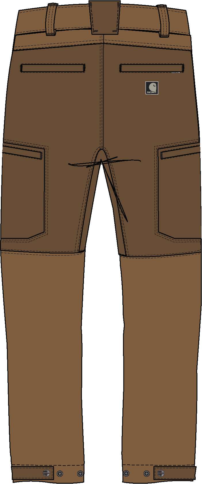 Additional thumbnail 2 of Baltimore broek met slanke pasvorm en rechte pijpen