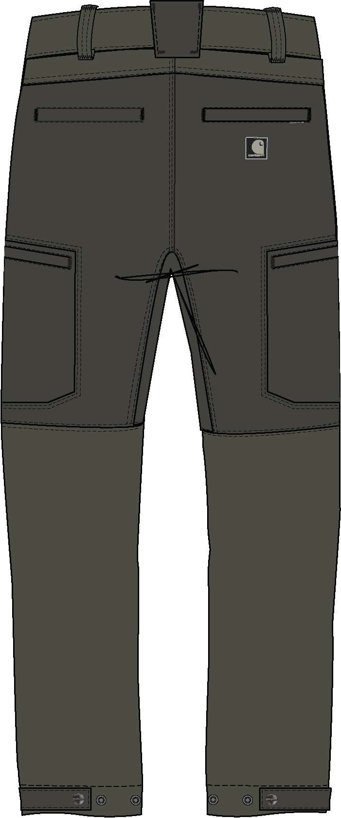 Additional thumbnail 3 of Baltimore broek met slanke pasvorm en rechte pijpen