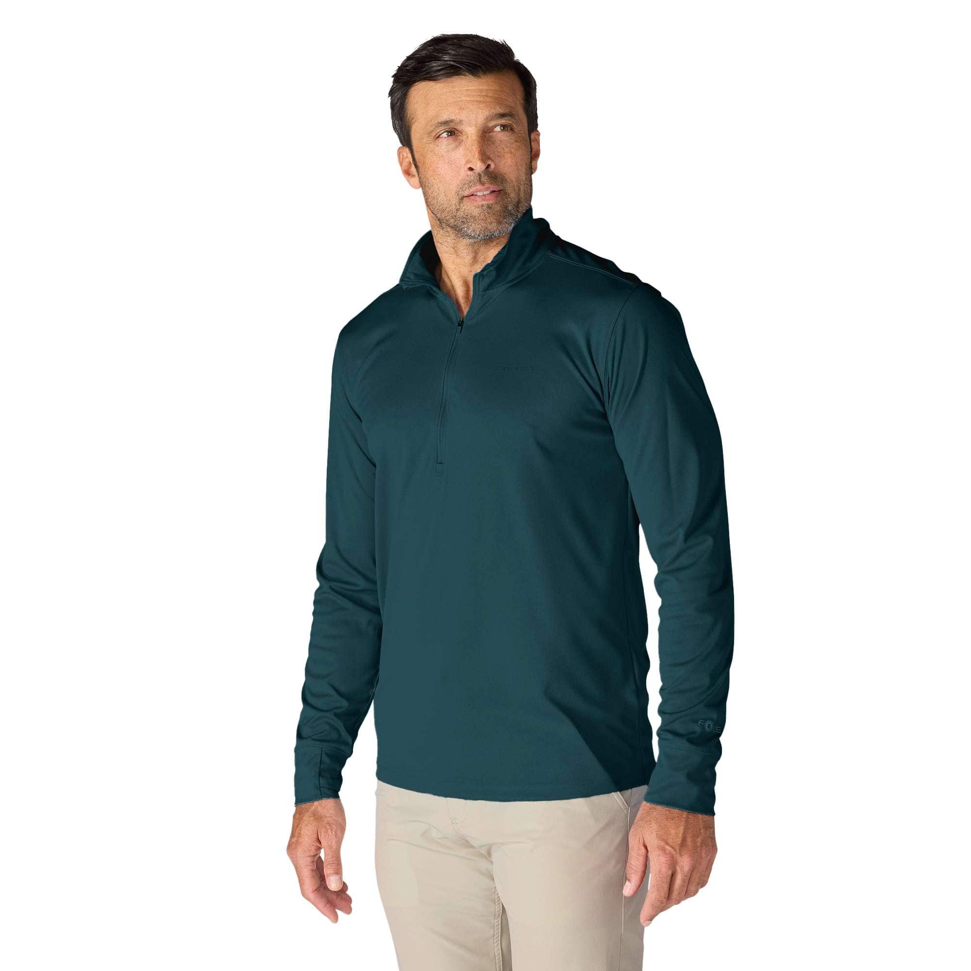 Carhartt Longsleeve Carhartt Force Sun Defender™ mit 1/2-Reißverschluss mit Relaxed Fit