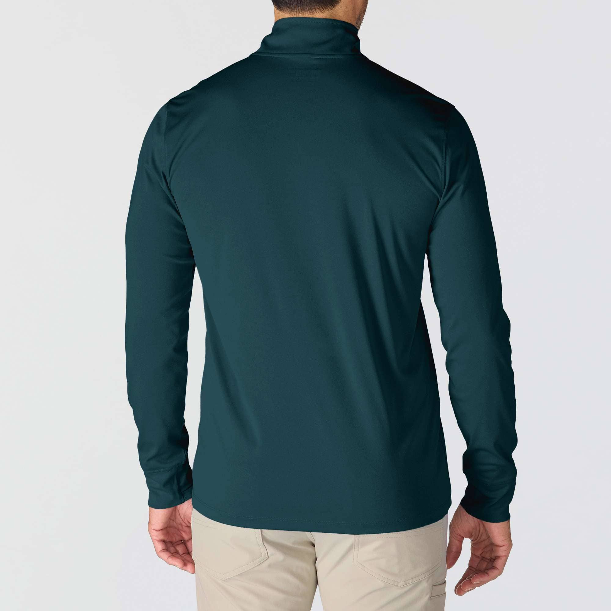Additional thumbnail 3 of Carhartt Force Sun Defender™ T-shirt met lange mouwen, halve rits en relaxte pasvorm