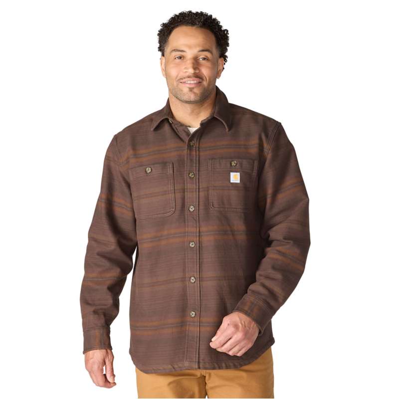 Carhartt  Dark Clove Everett Loose LS Check Shirt