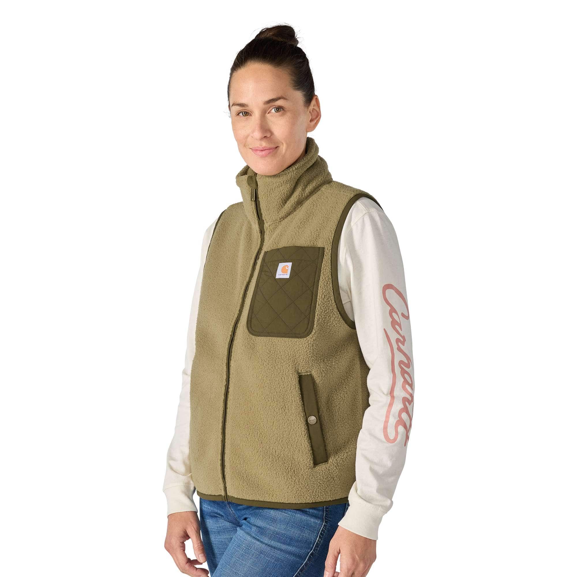 Carhartt Bodywarmer van fleece en sherpa