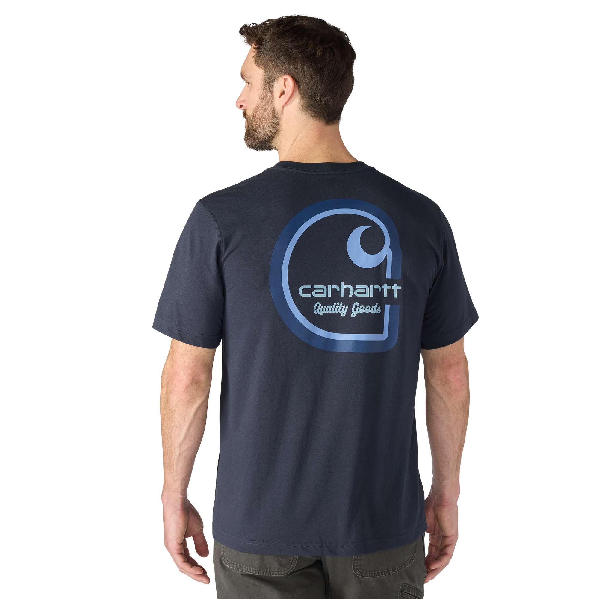 Carhartt T-shirt décontracté multicolore à logo C Irvine