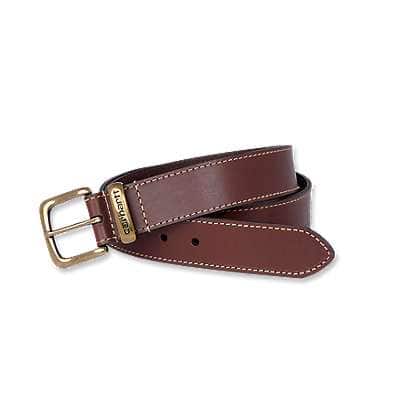 Carhartt BURNISHED LEATHER BOX BUCKLE BELT - front