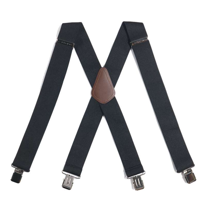 Carhartt  Black Rugged Flex Elastic Suspenders