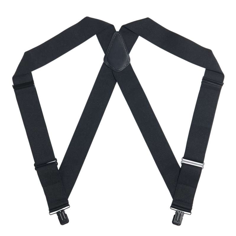 Carhartt  Black Full Swing™ Side Clip Elastic Suspenders