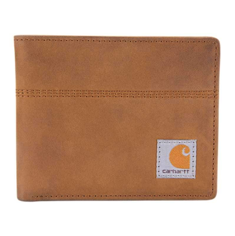 Carhartt  Carhartt Brown Saddle Leather Bifold Wallet