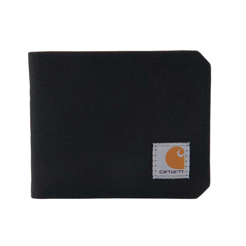 Carhartt  Black Nylon Duck Bifold Wallet 
