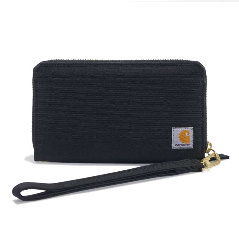 Carhartt  Black Nylon Duck Lay-Flat Clutch Wallet