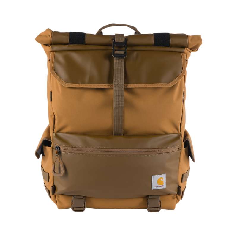Carhartt  Carhartt Brown Mochila de 40&nbsp;l en nailon con cierre enrollable