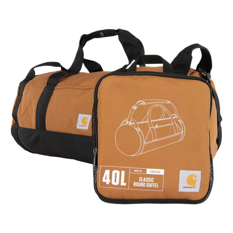 Carhartt  Carhartt Brown 40L Classic Round Duffel