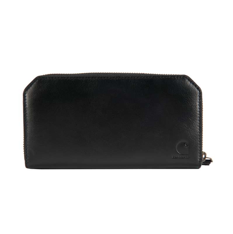 Carhartt  Black Leather Clutch Wallet