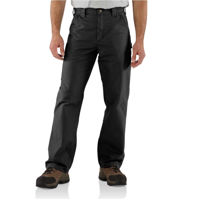 Carhartt  Black Loose Fit Canvas Utility Work Pant