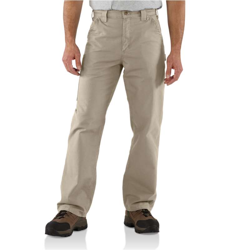 Carhartt  Tan Loose Fit Canvas Utility Work Pant