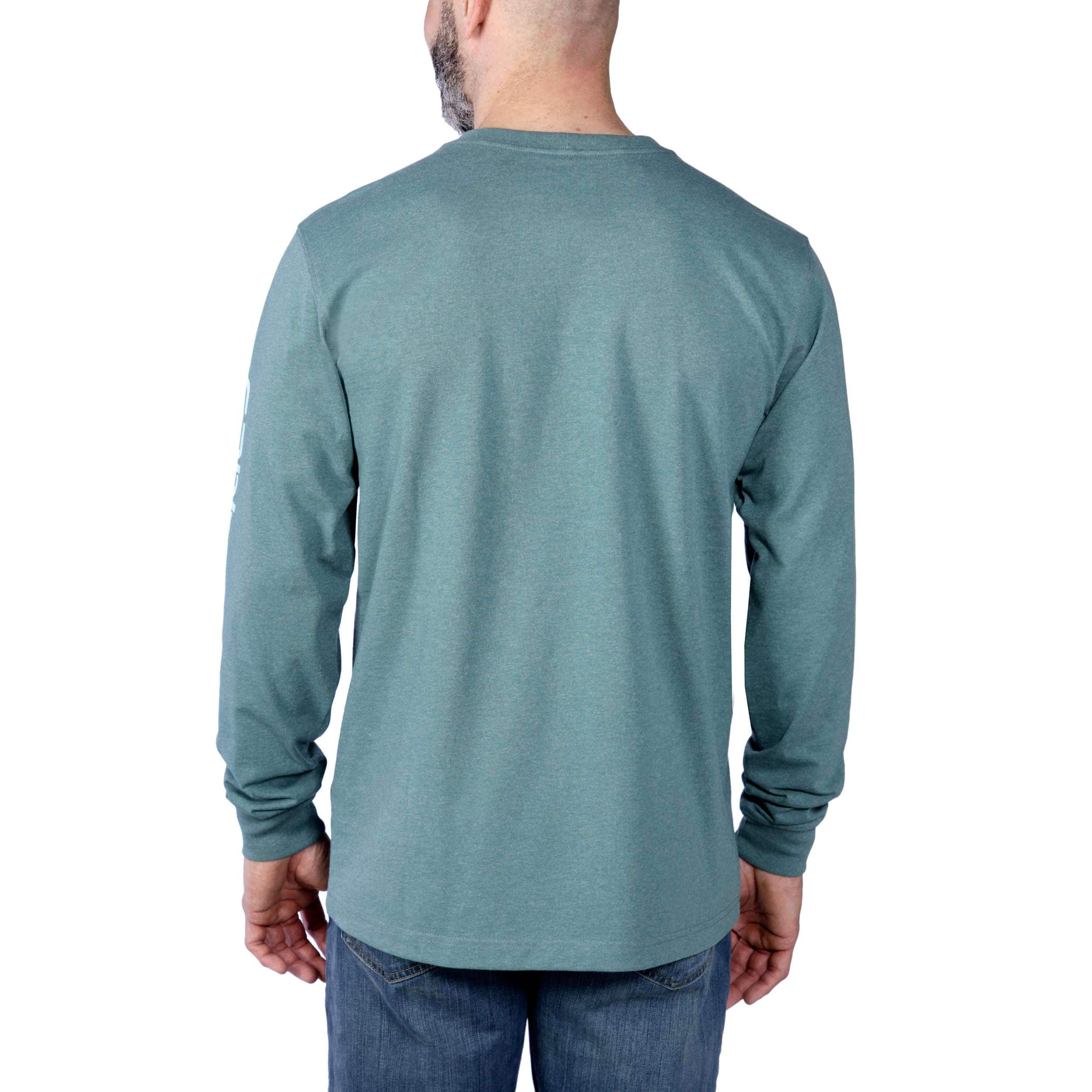 Additional thumbnail 3 of Relaxed Fit Heavyweight Long-Sleeve Logo Sleeve Graphic T-Shirt