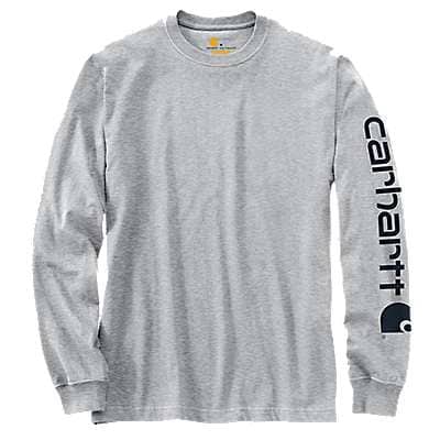 Carhartt RELAXED FIT HEAVYWEIGHT LONG-SLEEVE LOGO SLEEVE GRAPHIC T-SHIRT - front