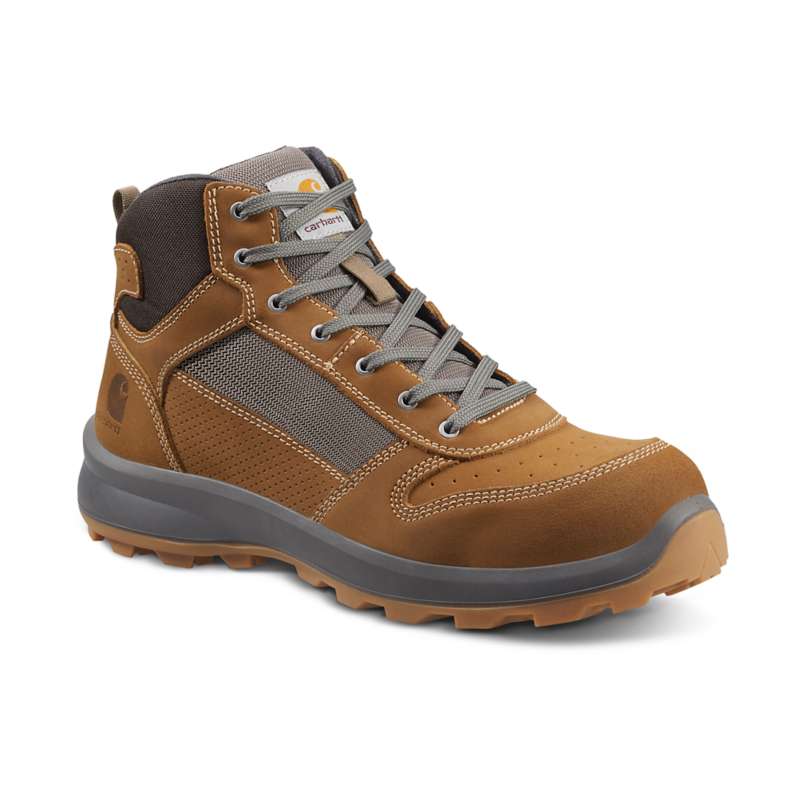 Carhartt  Carhartt Brown Michigan Rugged Flex™ S1P Midcut Safety Boot