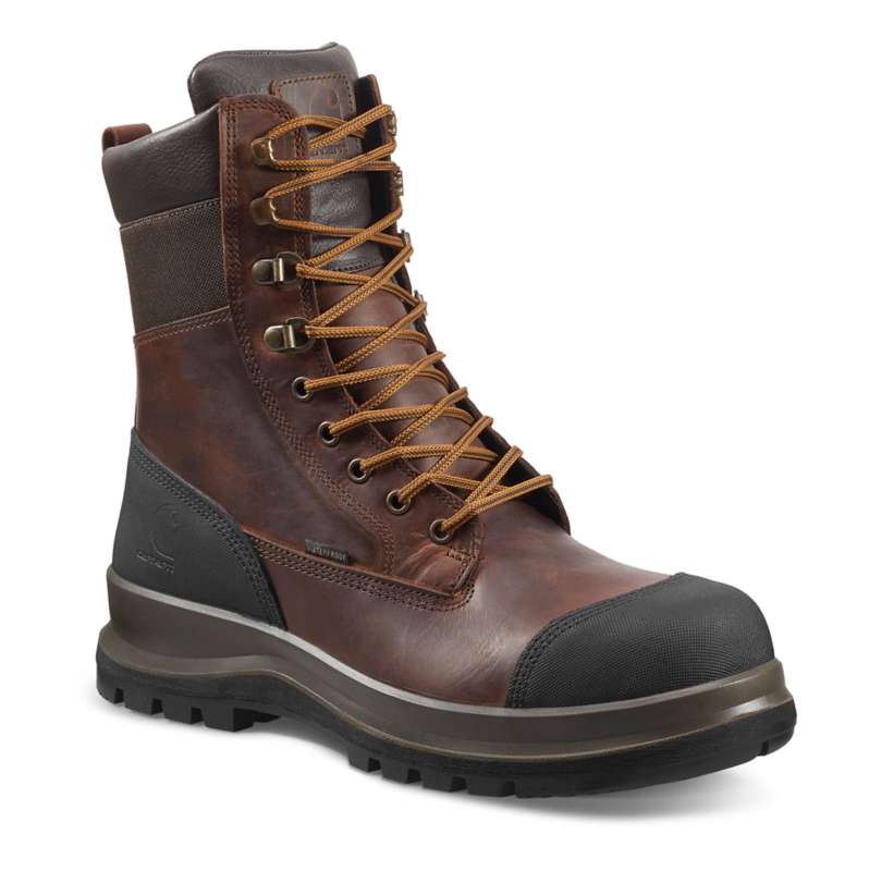 Carhartt  Dark Brown Detroit Rugged Flex™ Waterproof S3 8 Inch Safety Boot