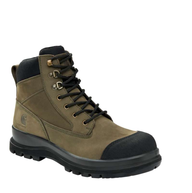 Carhartt  Moss Detroit Rugged Flex™ S3 6 Inch Zip Safety Boot