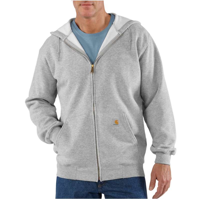 Carhartt  Heather Gray Loose Fit Midweight Full-Zip Sweatshirt