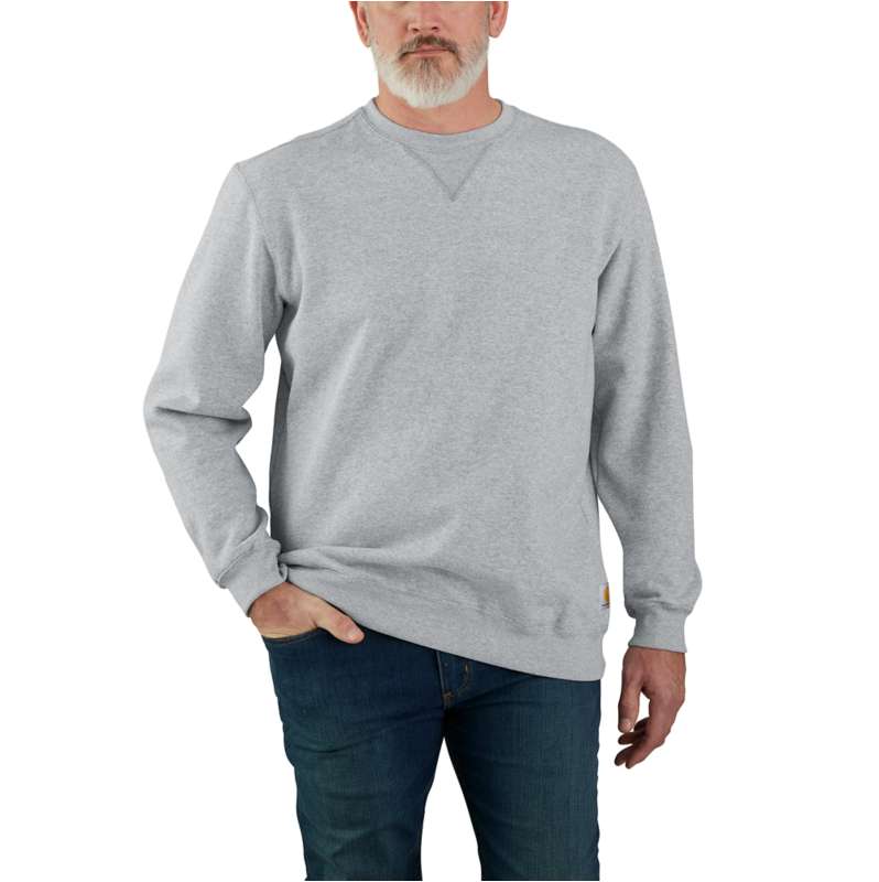 Carhartt  Heather Gray Loose Fit Midweight Crewneck Sweatshirt