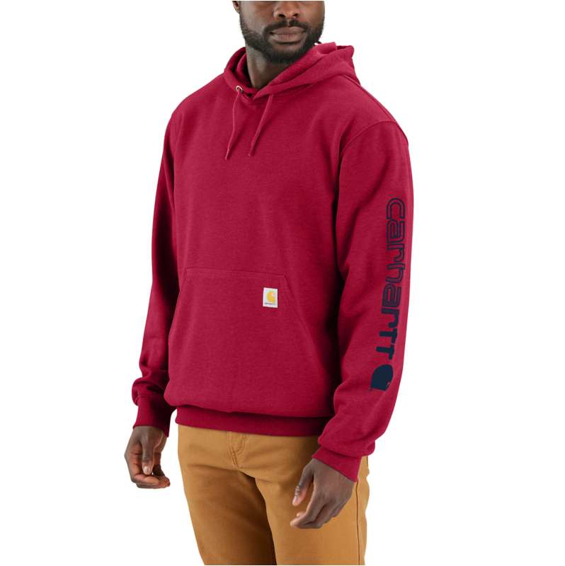 Carhartt  Industry Red Ikonischer K288-Logo-Hoodie