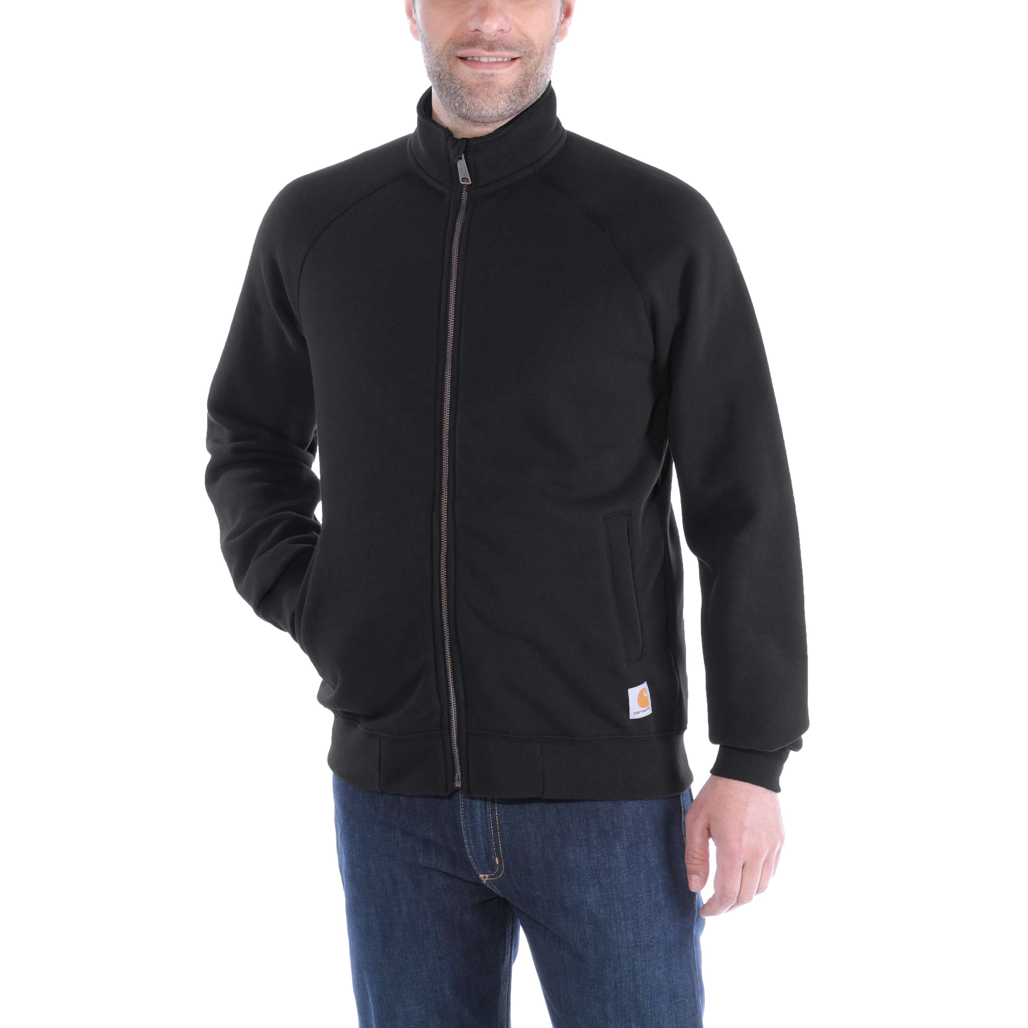 Download Carhartt Mens Midweight Mock Neck Zip Front Workwear ...